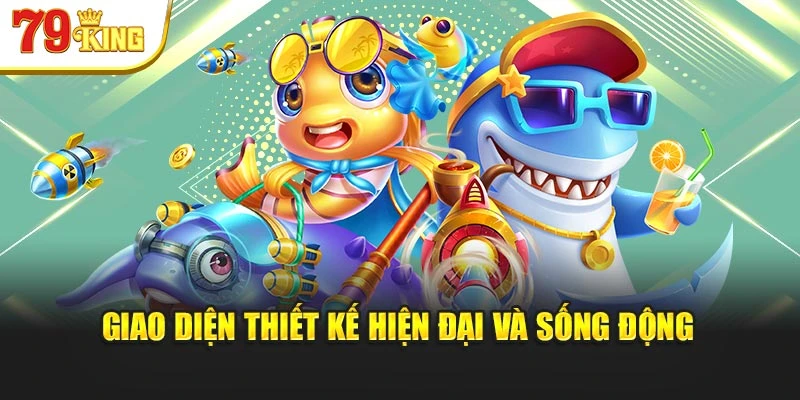 Giao diện thiết kế hiện đại và sống động
